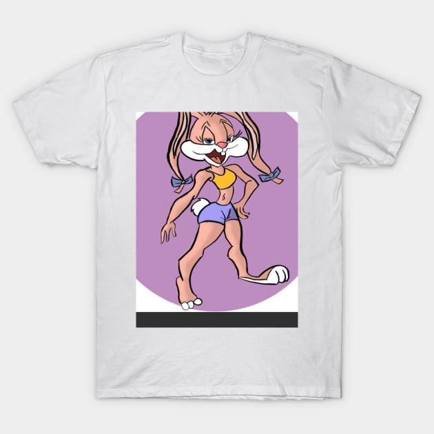 Babs Bunny t - shirt T-Shirt by cartoonwatch1